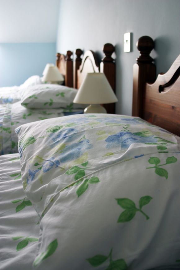 Tripla camera: tre letti singoli in fila